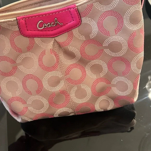 Coach Pink and Beige Women's Bag Set - Picture 4 of 7